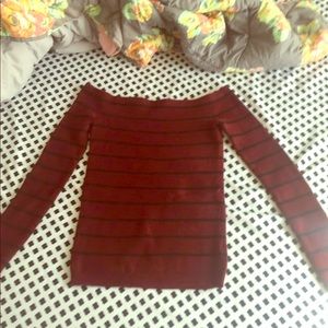 American eagle off shoulder sweater